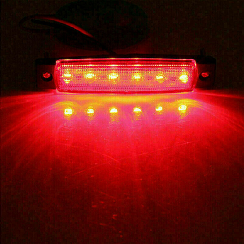 4Pcs Red Green Boat Navigation LED Lights Stern Lights Boats Starboard Light 1U6