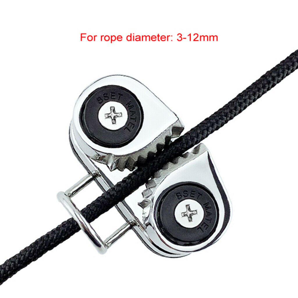 Heavy Duty 316 Stainless Steel Boat Bearing Cam Cleat Sailing Cam Cleat
