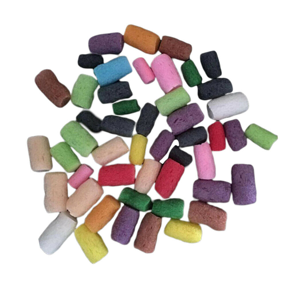 55Pcs/Bag Fishing Nuggets Water Soluble Colorful PVA Foam Fishing Tackles