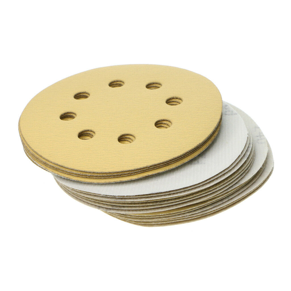 40x  Sanding Disc Sandpaper 5inch 8 holes Sandpaper Sheets