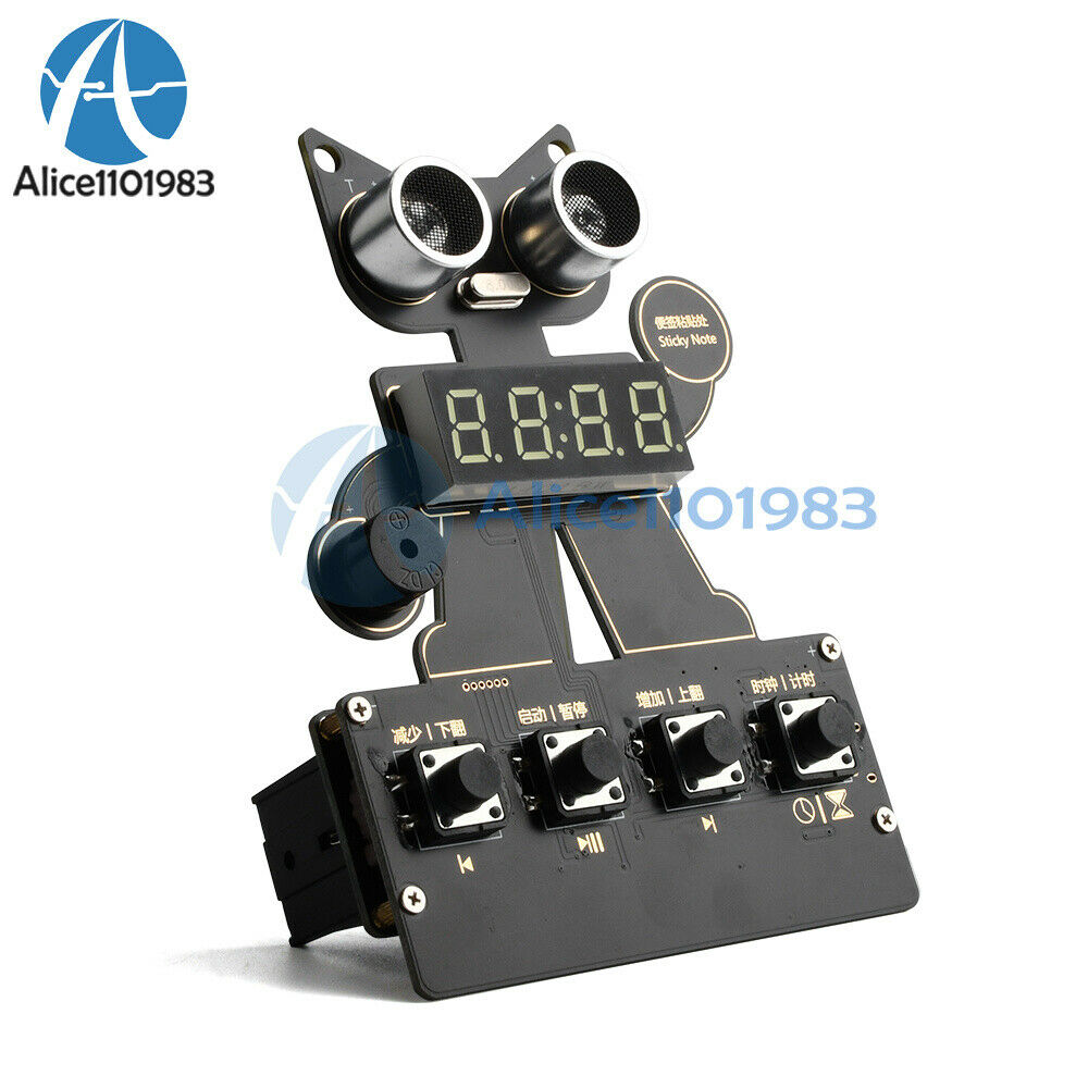 Digital LED Display Rotating Alarm Electronic Digital Children Clock Module