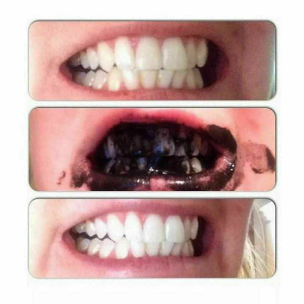 2021 Activated Charcoal Powder Natural Organic Black Teeth Whitening Toothpaste.