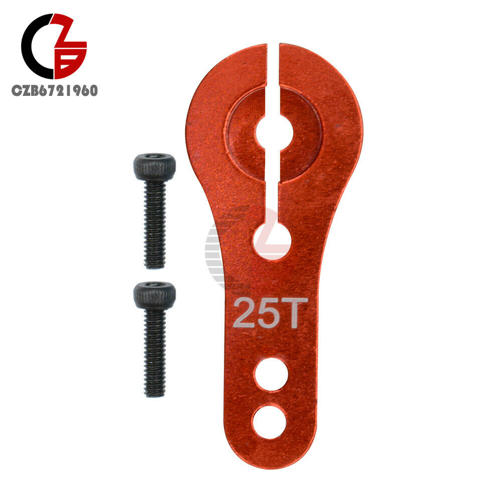 RC Steering Servo Half Arm 25T Big Torque Aluminum Red Fit For Metal MG995 MG996