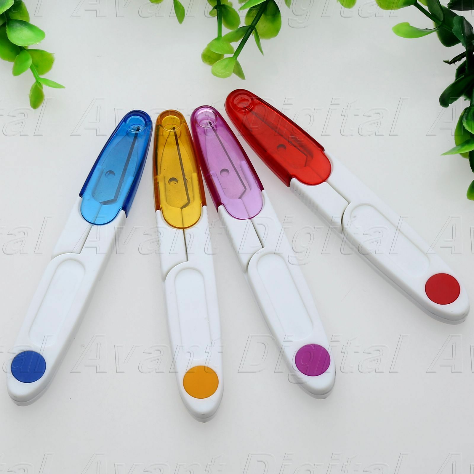 1 Pc Plastic Handle Sewing Nippers Snip Thread Cutter Scissor Cross Stitch Tool