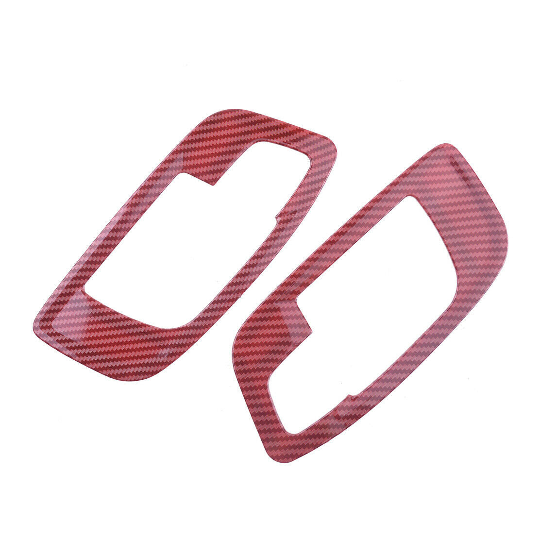 Carbon Fiber Texture Inner Door Handle Bowl Cover Fit for Dodge Charger 2015-19