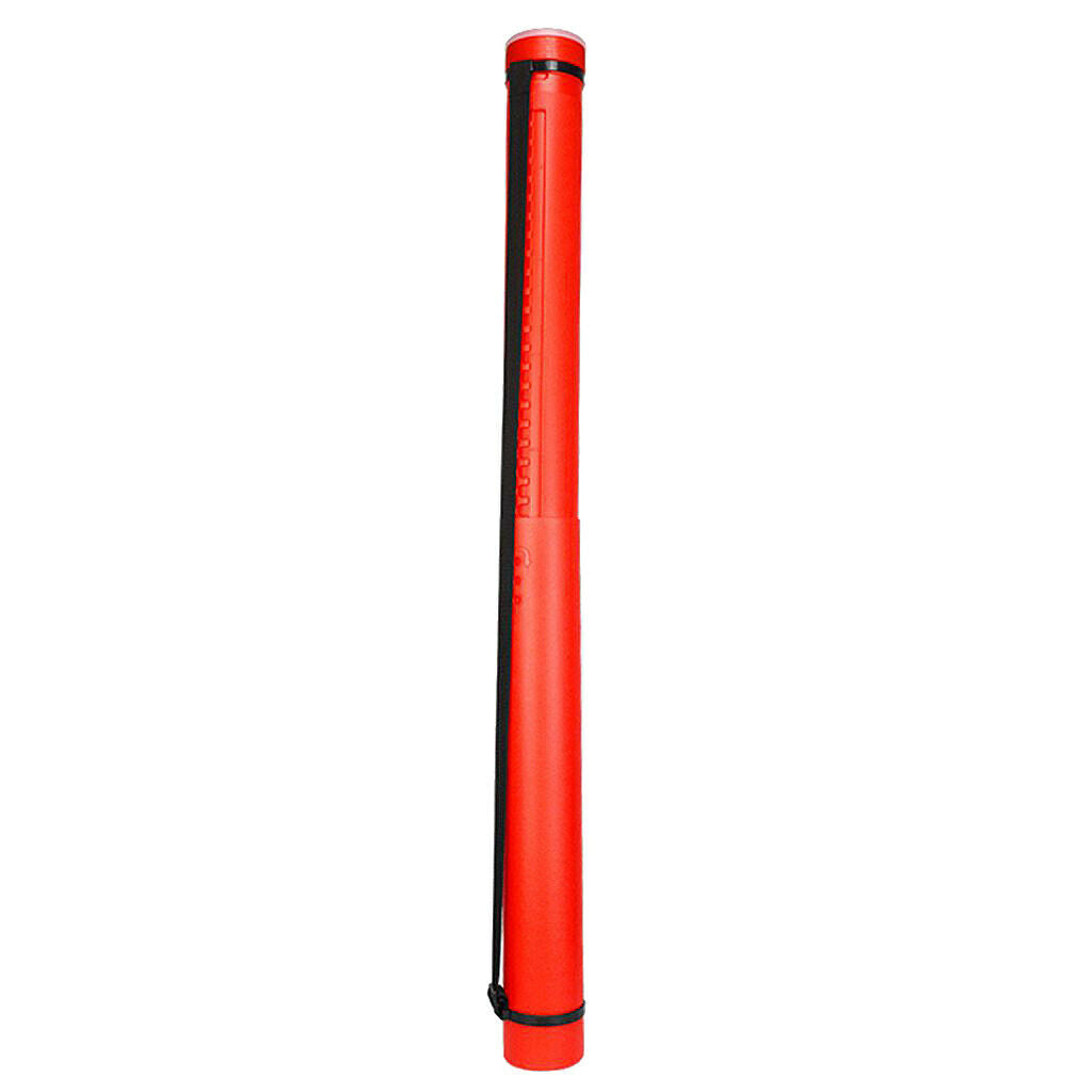 Adjustable Archery Arrow Quiver Tube Shoulder Holder Strap Carrier Red