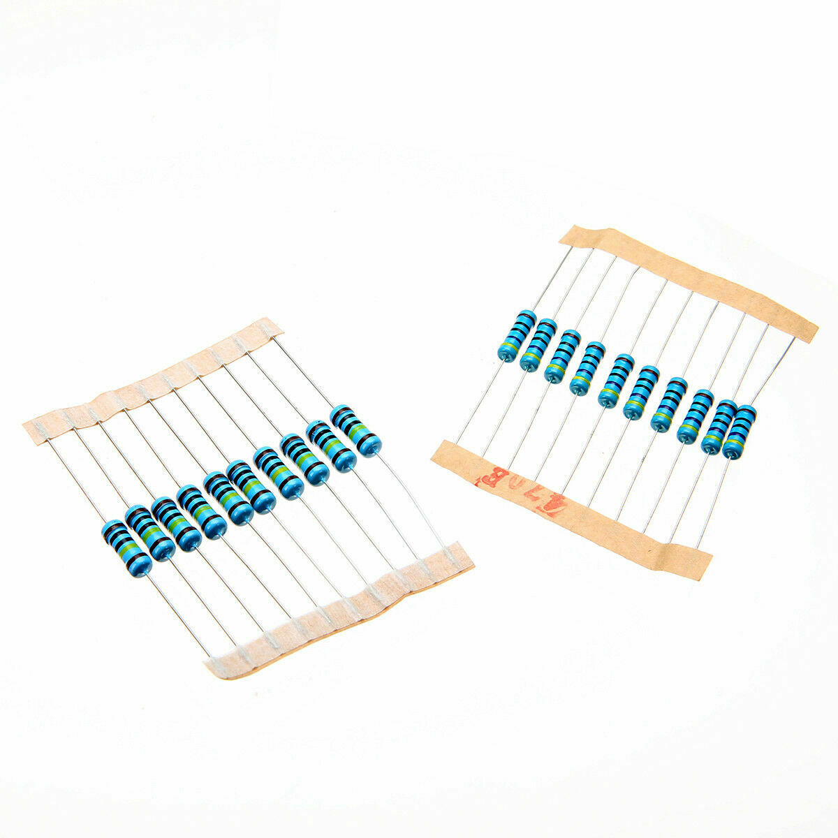 500Pcs 50 Values 1% 1ohm~1M 1W (1 Watt) Metal Film Resistor Assortment Kit Set