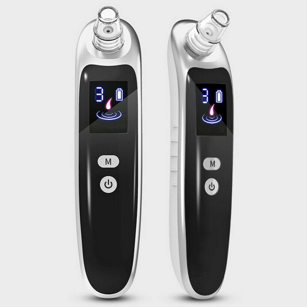 Electric Blackhead Remover Vacuum Suction Facial Acne Pore Cleaner Tool