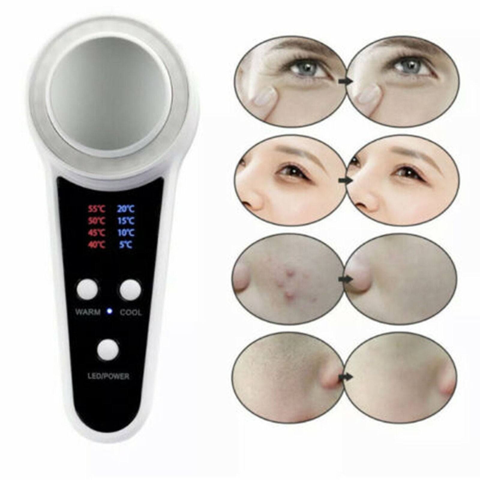 Photon Skin Rejuvenation Skin Lifting Firming Facial Cool Spa Facial Massager