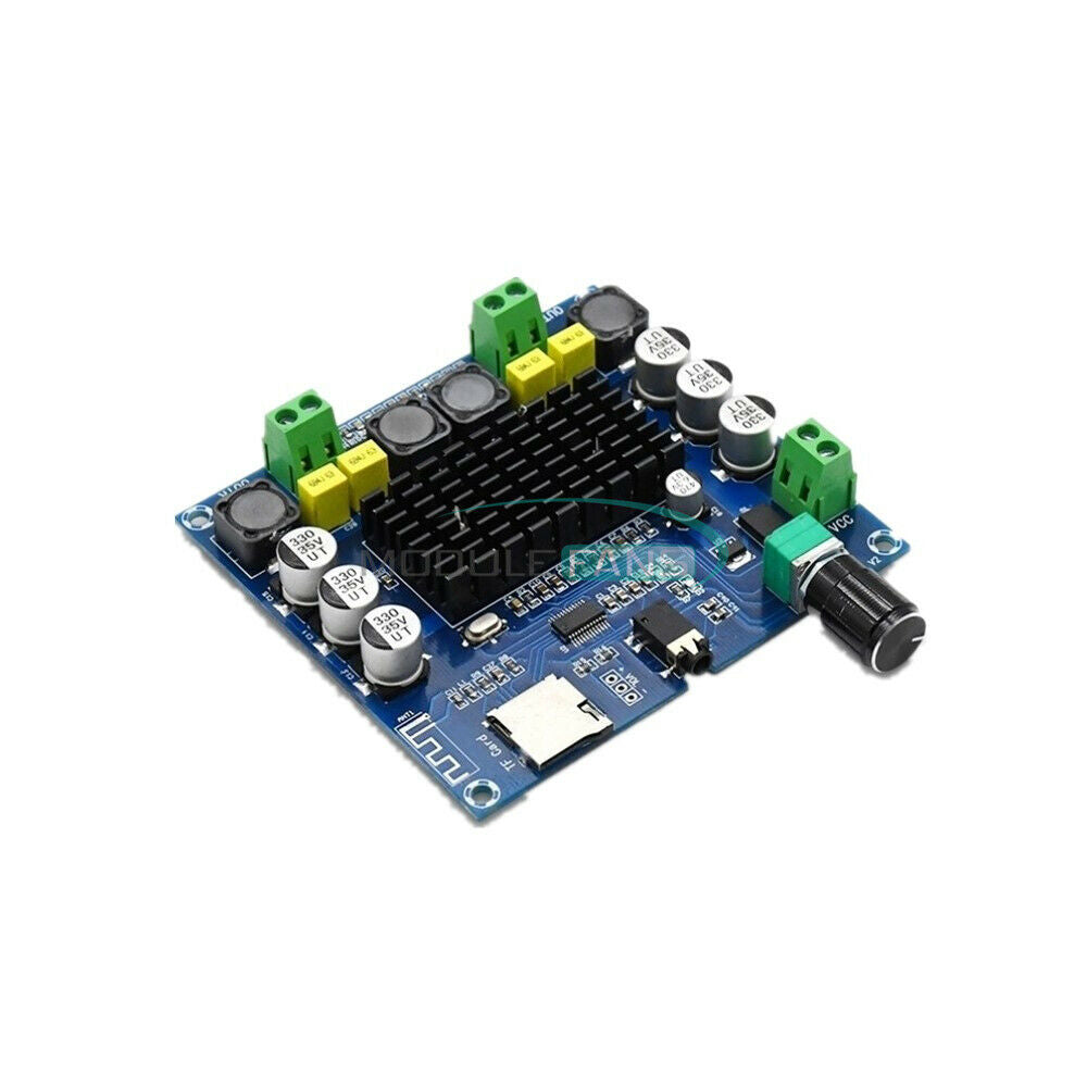Digital Bluetooth 4.1 Power Amplifier Board TPA3116 TF Card AUX 50W*2 XH-A104