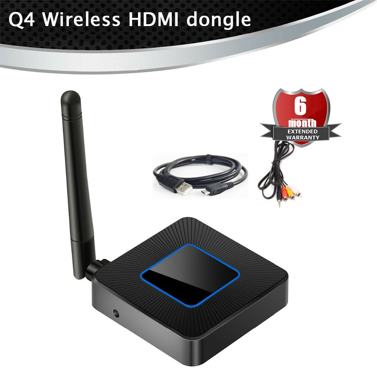1080P WiFi Display Mirror Link Box Device MiraScreen DLNA Airplay For Car Home