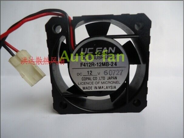 For second-hand UC FAN F412R-12MB-24 DC12V 4010 4CM DC fan