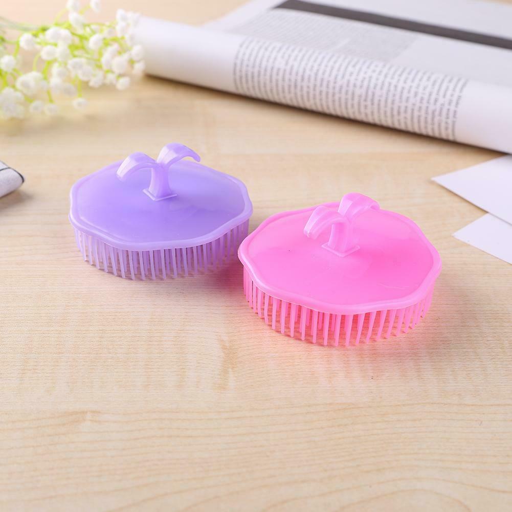 Plastic Head Massage Scalp Shampoo Scalp Washing Hair Massager Brush Comb @