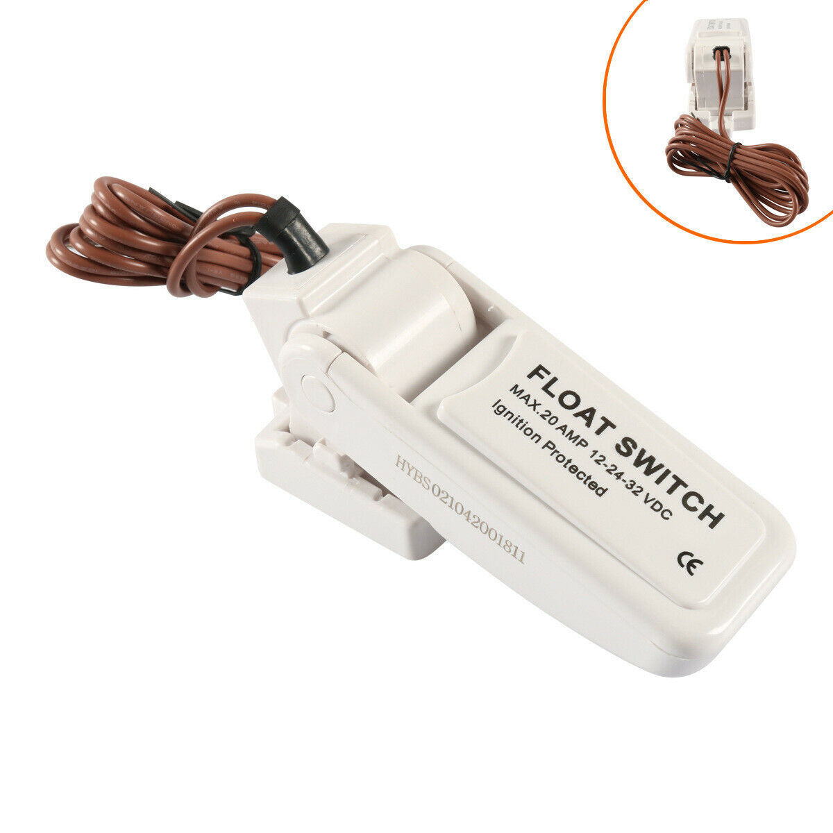Automatic Boat Bilge Pump Float Switch Moisture Tight Seals 12V 1100GPH 20A