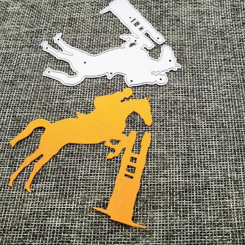 Horse Metal Cutting Dies Stencil DIY Scrapbooking Album Paper Card Template Mold