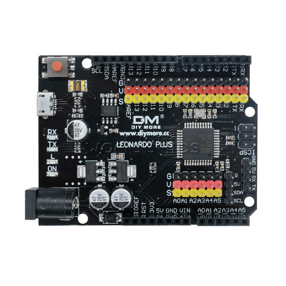 Leonardo R3 Plus ATmega32U4 Microcontroller Expansion Board +Cable for Arduino