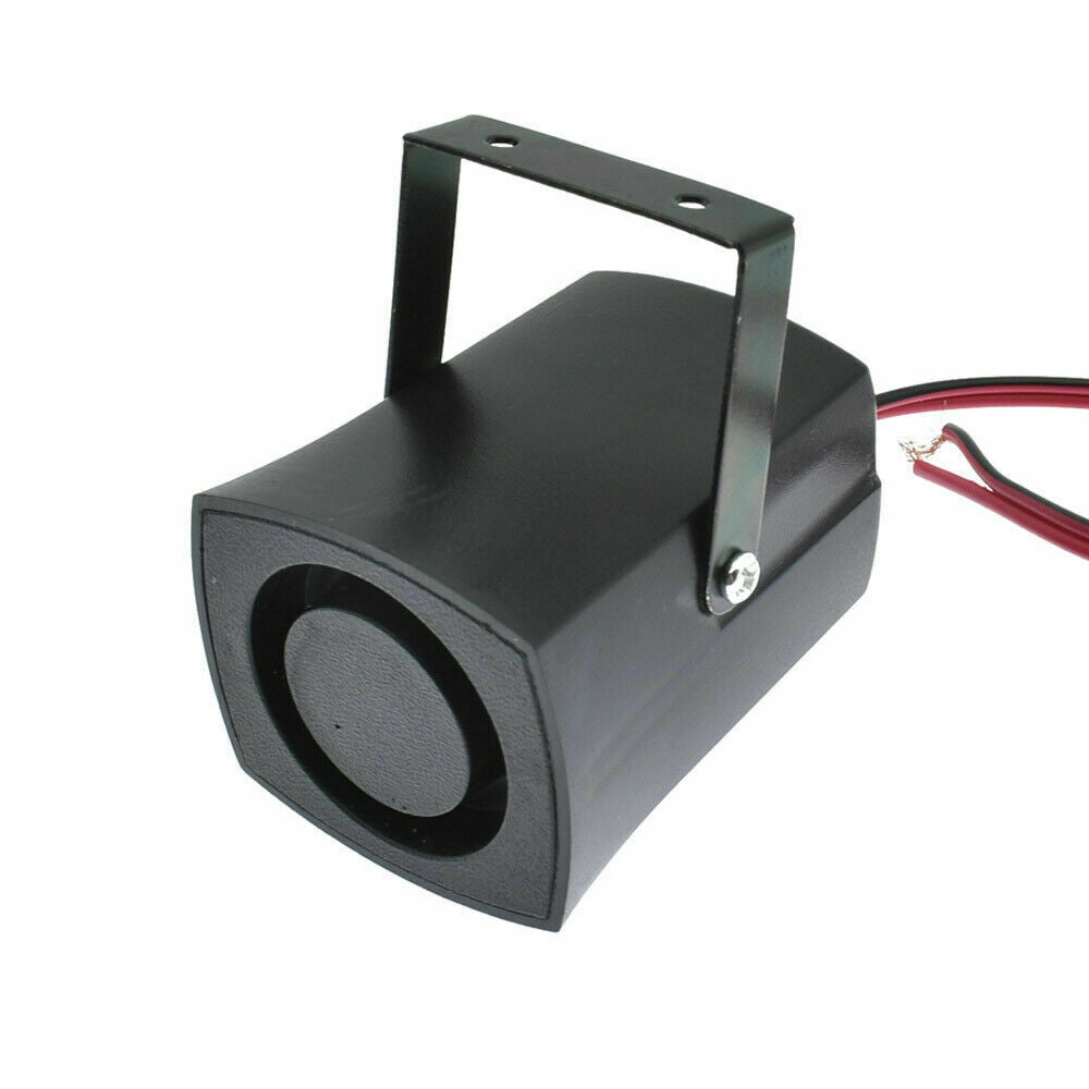 12V-24V 120db Alarm Siren Buzzer Horn Wired For Car Horn Security Warning