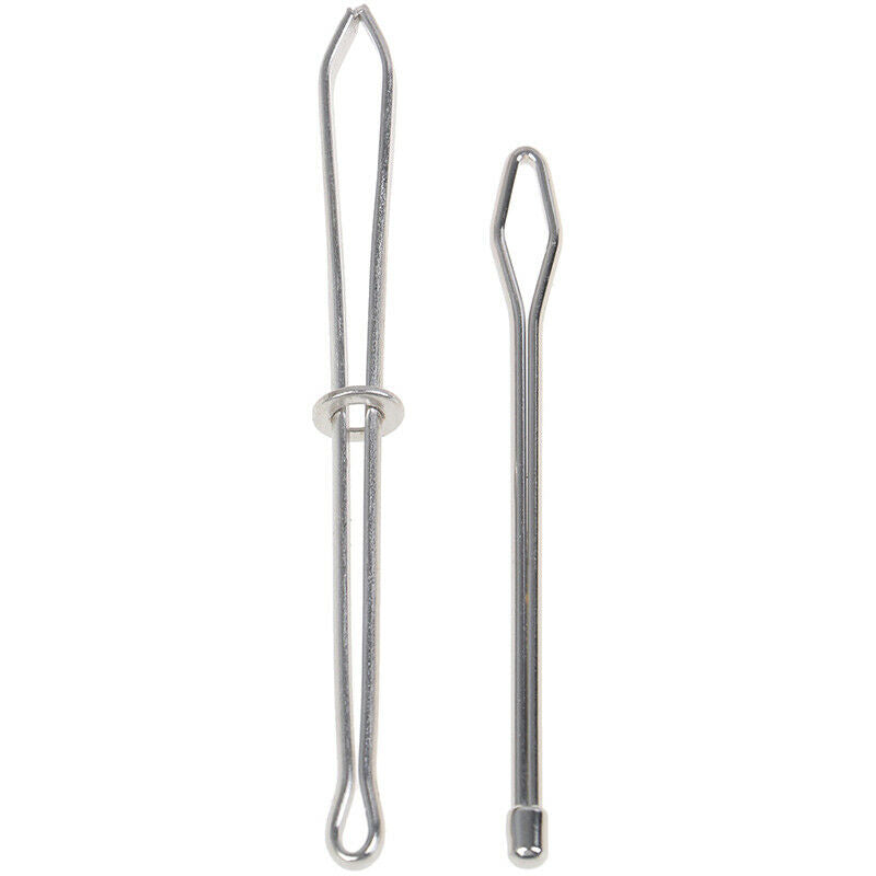 2Pcs Wear Elastic Belt Wearing Rope Weaving Tool Stainless Steel Get Cited Y1