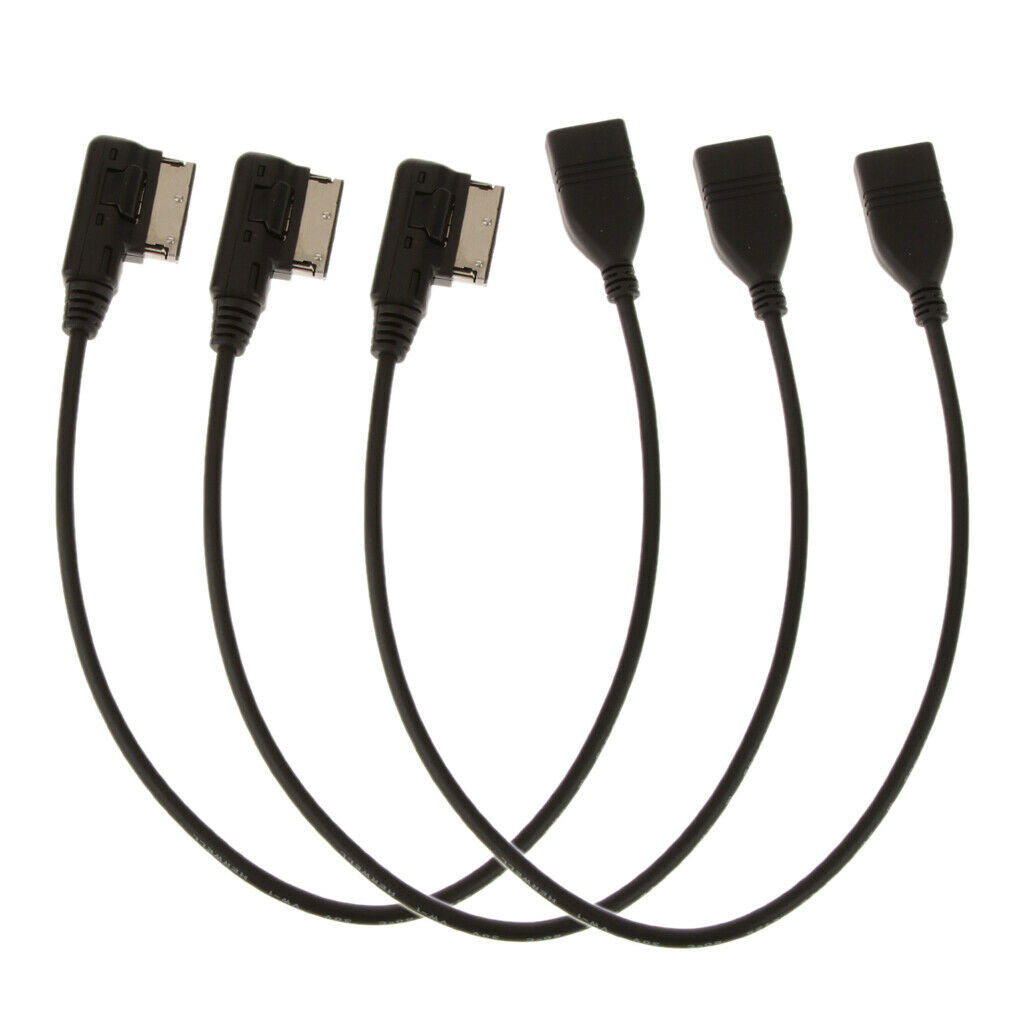 3 USB Interface AMI MMI Audio AUX MP3 Adapter Cable For Audi Q5 Q8 Q7 A4/6L