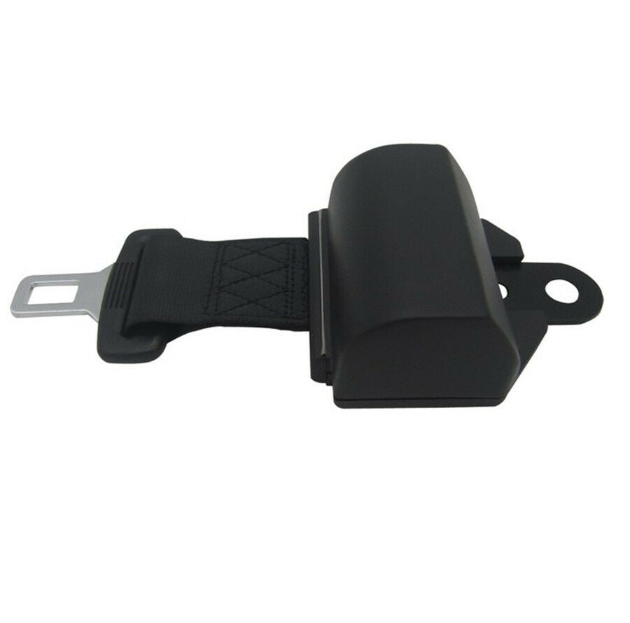 2-Point Retractable Car Seat Belt Lap Extension Safety Strap Buckle Retractor