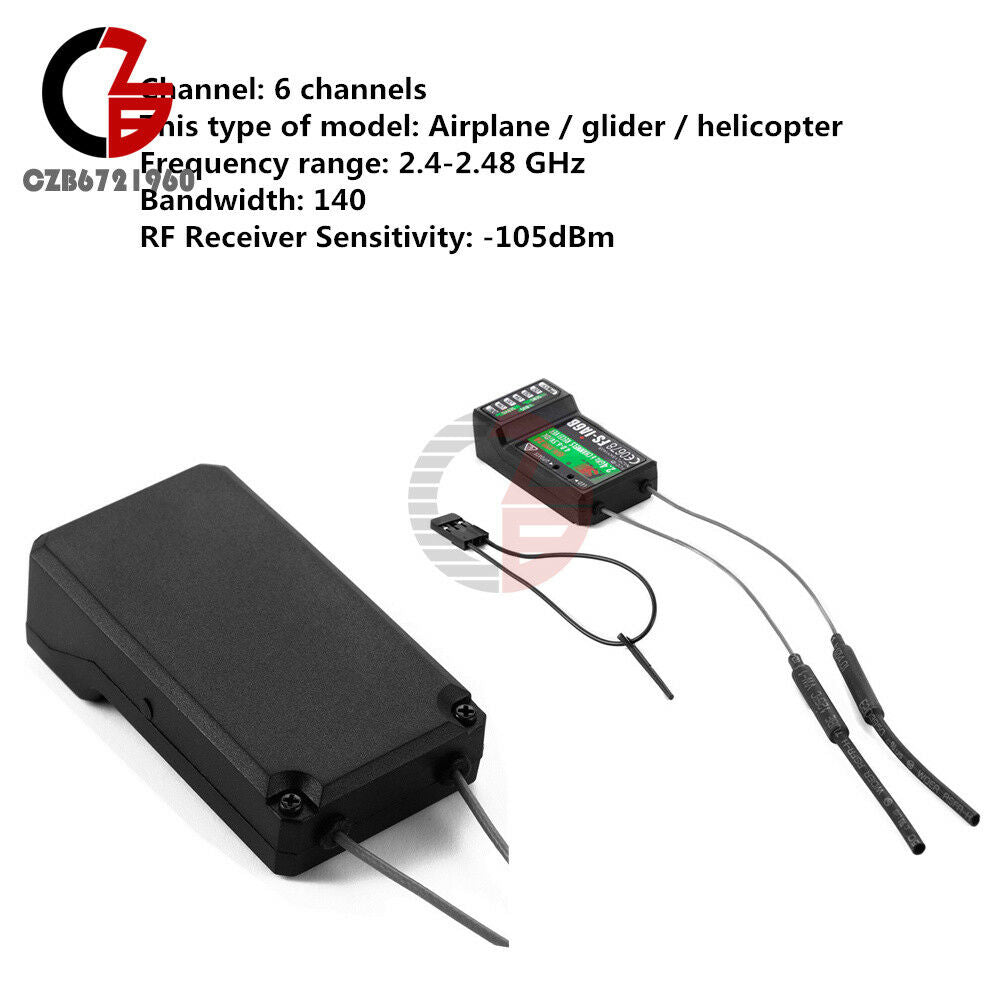 Flysky FS-iA6B 2.4G 6CH Receiver PPM Output per i4 i6 i10 GT2 Transmitter RC285