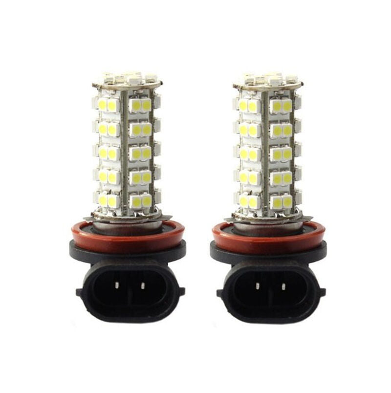2X Car LED Light HID White 68 SMD H11 LED Fog light Bulb for  3E90 Practic.l8