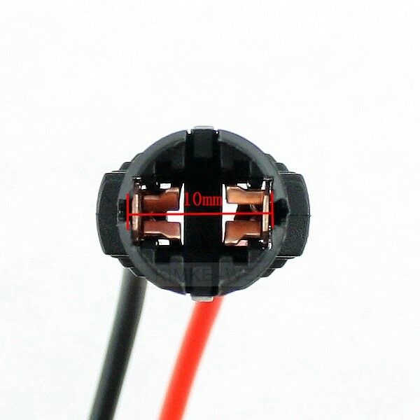 5x T10 W5W Led Lamp Bulb Socket Connector Holder Base & Wire 11.5cm New