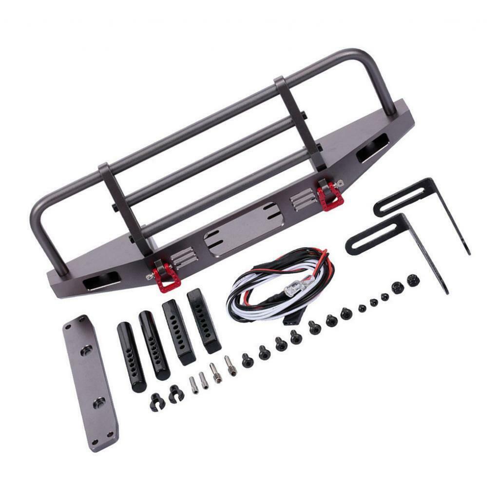 RC Car Metal Front Bumper Rock Crawler Car Accessory for TRX4 Axial Scx10