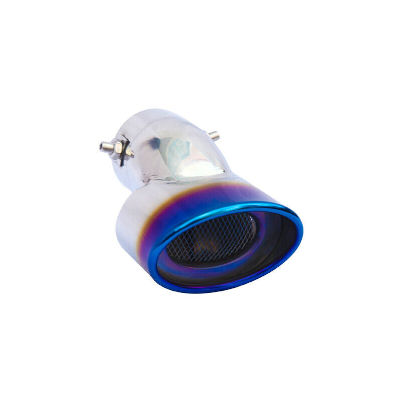 Car 63mm inlet Roasted Exhaust Tip Tail Pipe Muffler Stainless Steel  End Pipe