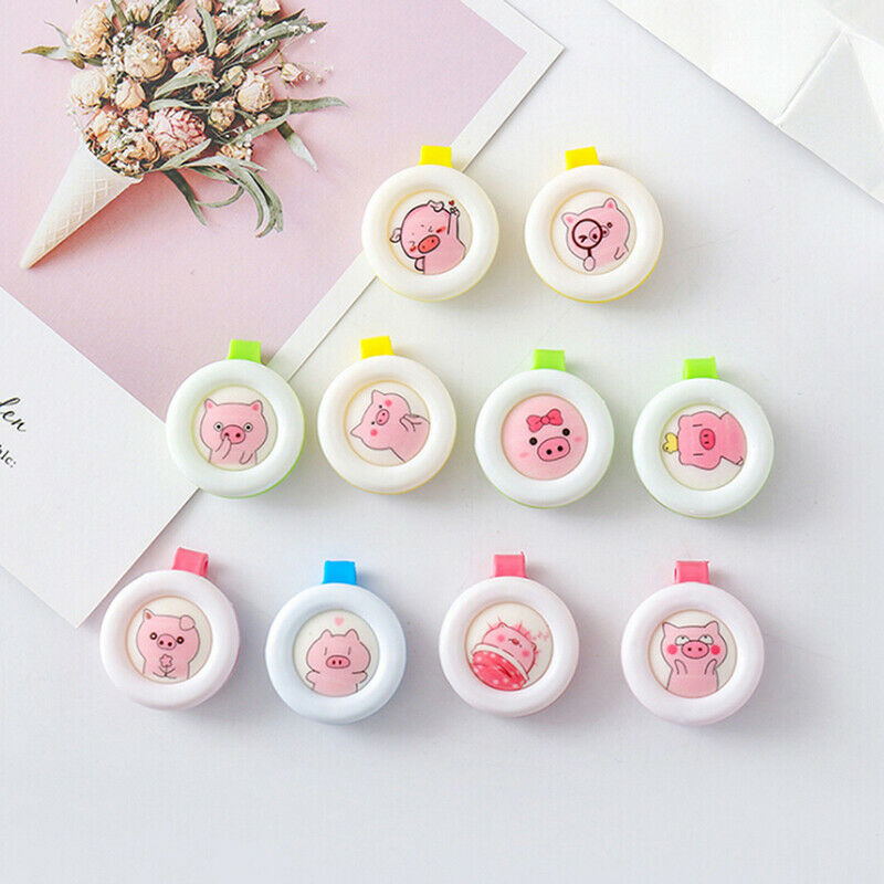 1Pc Cartoon mosquito repellent button baby kids buckle outdoor anti-mosqu.l8