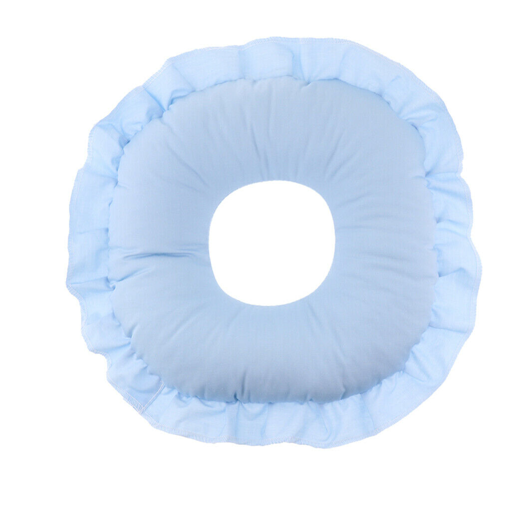 Soft Salon Face Massage Pillow Head Rest SPA Table Cradle Cushion Blue