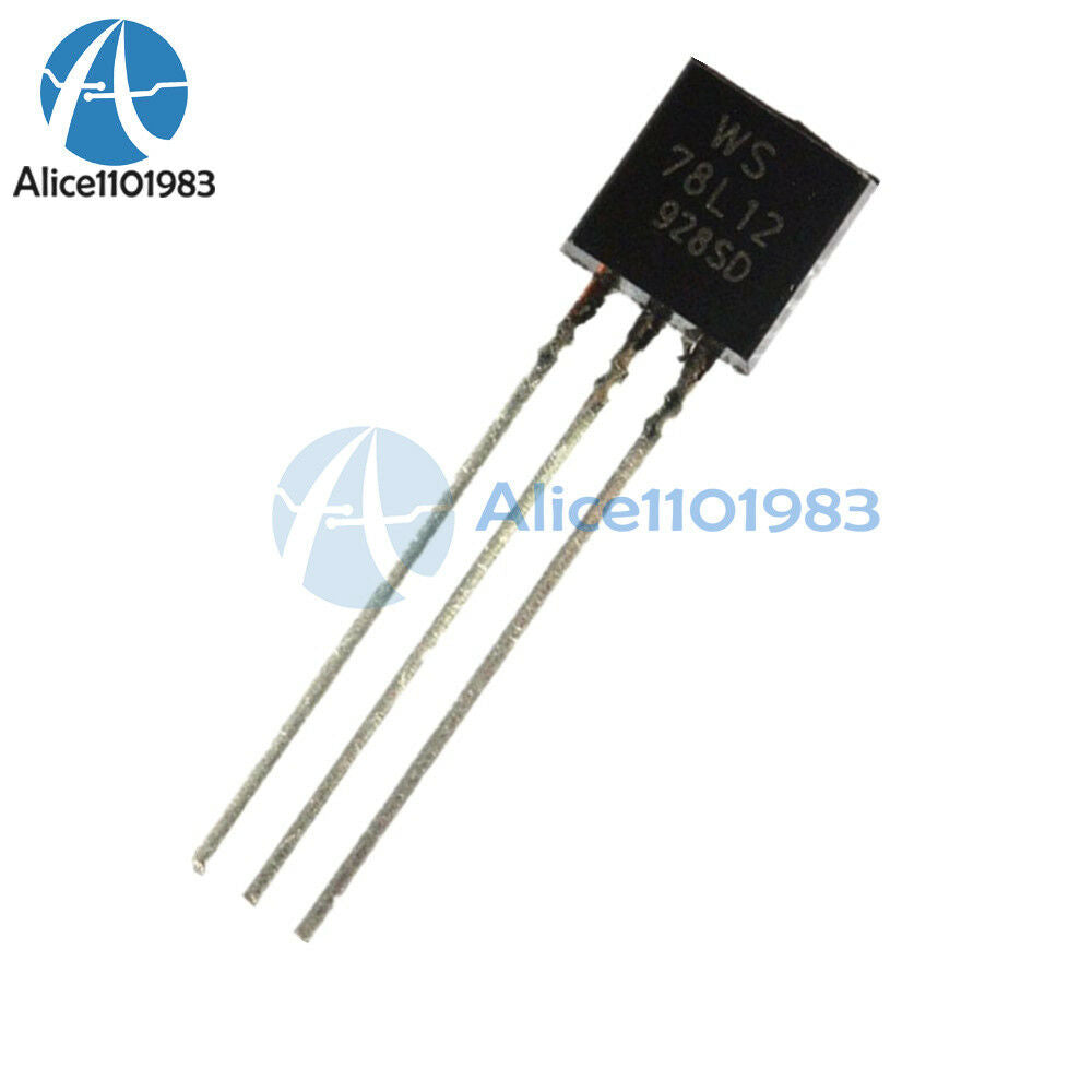30PCS WS78L12 78L12 TO-92 12V 100mA Voltage Regulator IC