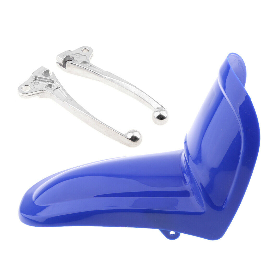 Motorcycle Hand Brake Levers + Front Fender Mudguard for Yamaha PW50