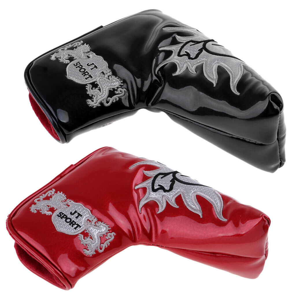 2 Set Golf Putter Headcover, Durable and Protective Putter Cover for Men/Women