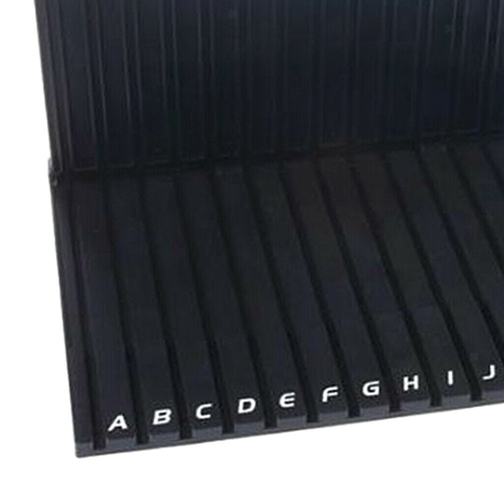 Plastic TG Pieces Shelves Placement Rack for Gundam Parts Black 20x20cm