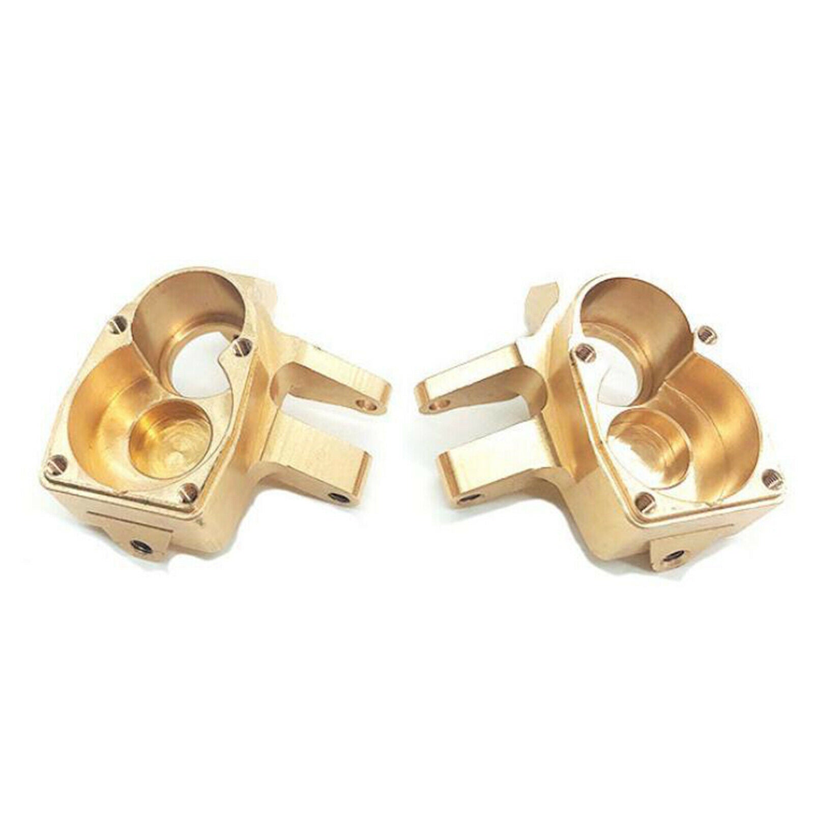 1 Pair Brass Heavy Duty Steering Knuckle for Axial Capra 1.9 SCX10 1/10 RC Car