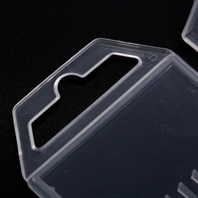 1pc plastic transparent drill bit storage box collection container cas.l8
