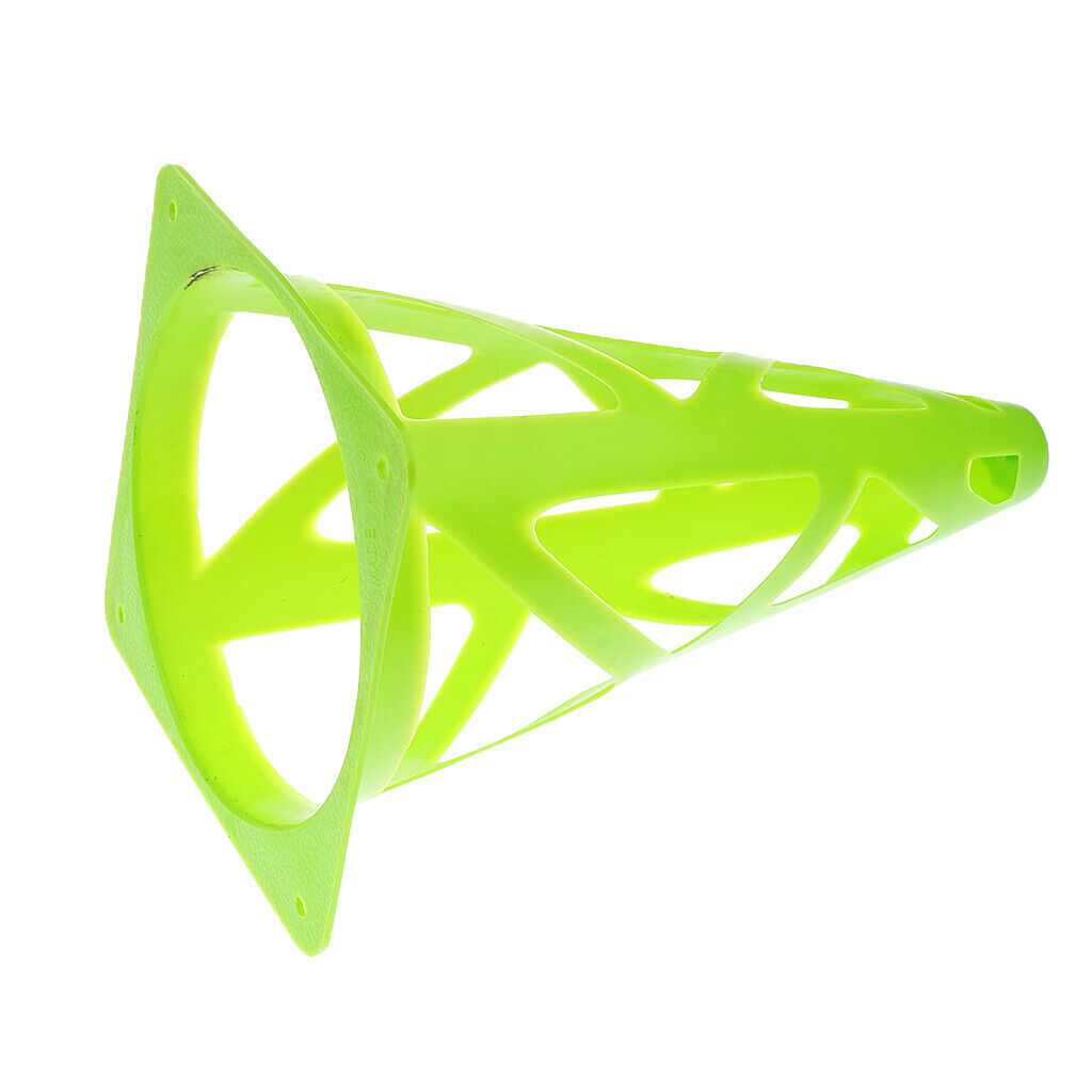 5Pcs Traffic Safety Sports Football Soccer Skating Game Cones 9" - Green