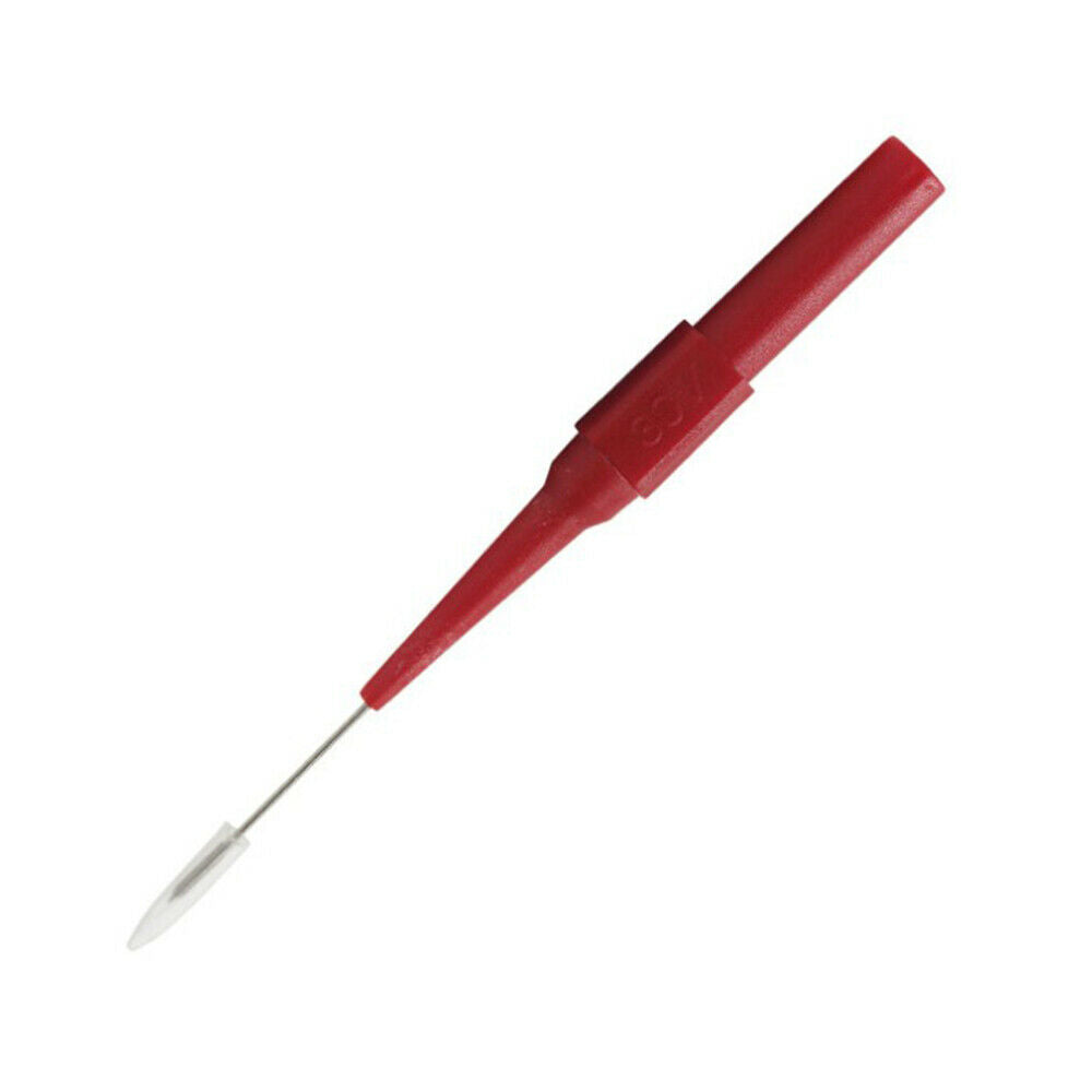 Red/Black 10PCS  4mm Banana Socket Non-destructive Pin Test Probes For Tester