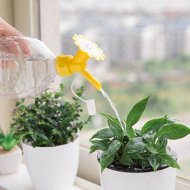 Gardening Plant Watering Attachment Spray-head Soft Drink Bottle Water Ca.l8