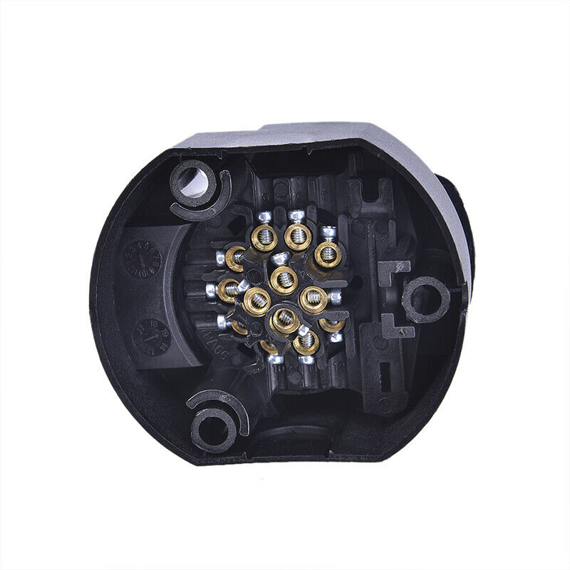 13 Pin 12V Socket Core Pole Cable EU Vehicle Bota RV Trailer Connector AdapterBD