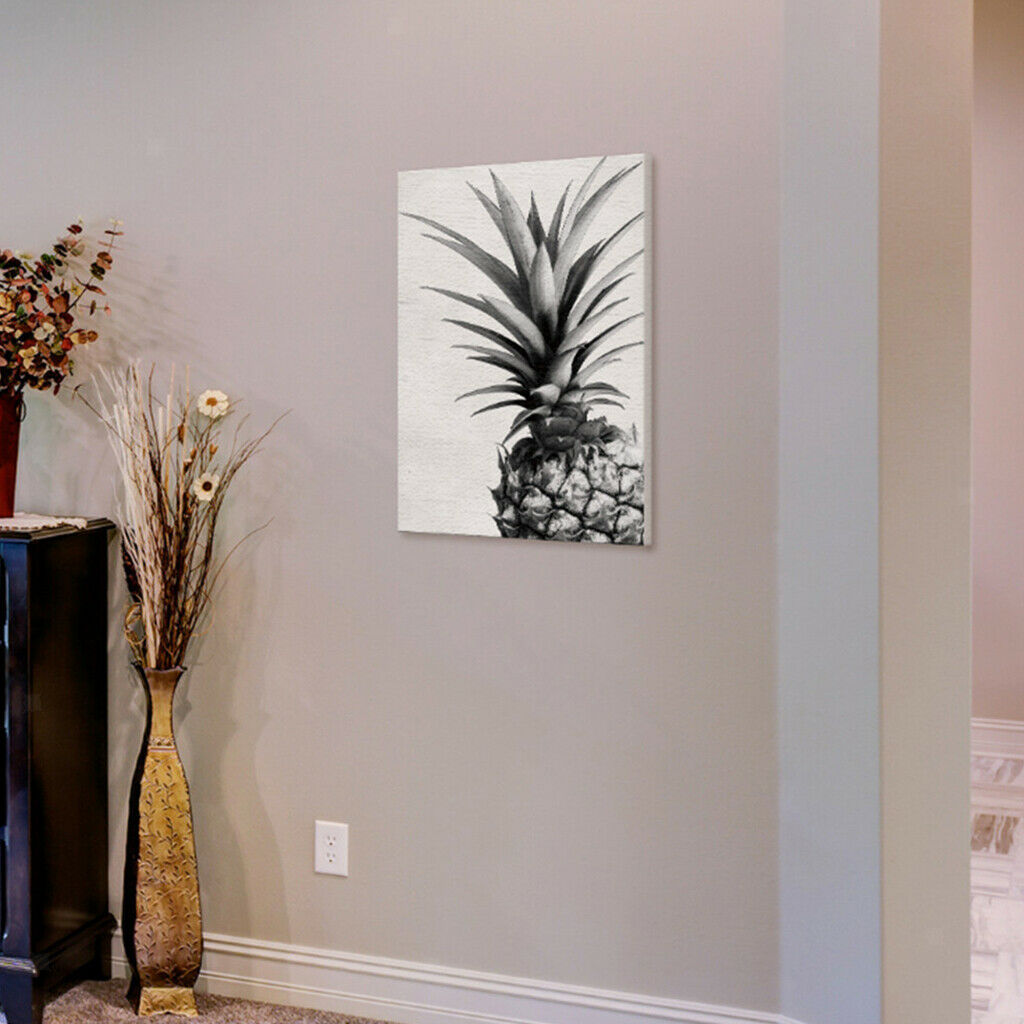 Modern Pineapple Canvas Oil Painting Picture Background Wall Decor Poster S