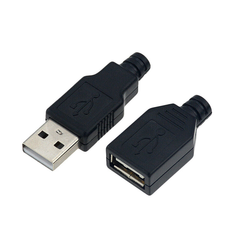 Micro USB 5-Pin Plastic Shell Male Female Connector Port Adapter Solder AC/DC