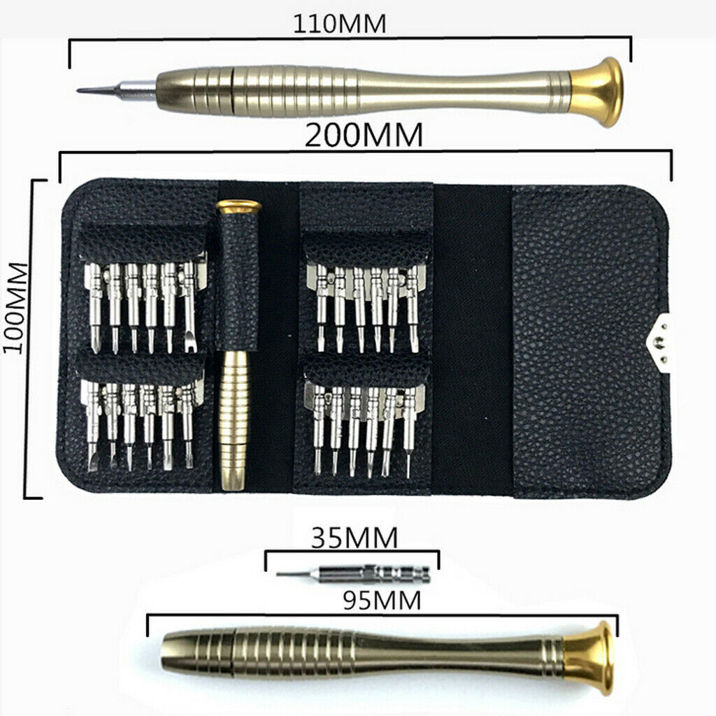 25 in 1 Mini Screwdriver Kit Sets for Watch Glasses Smartphone Laptop Watch