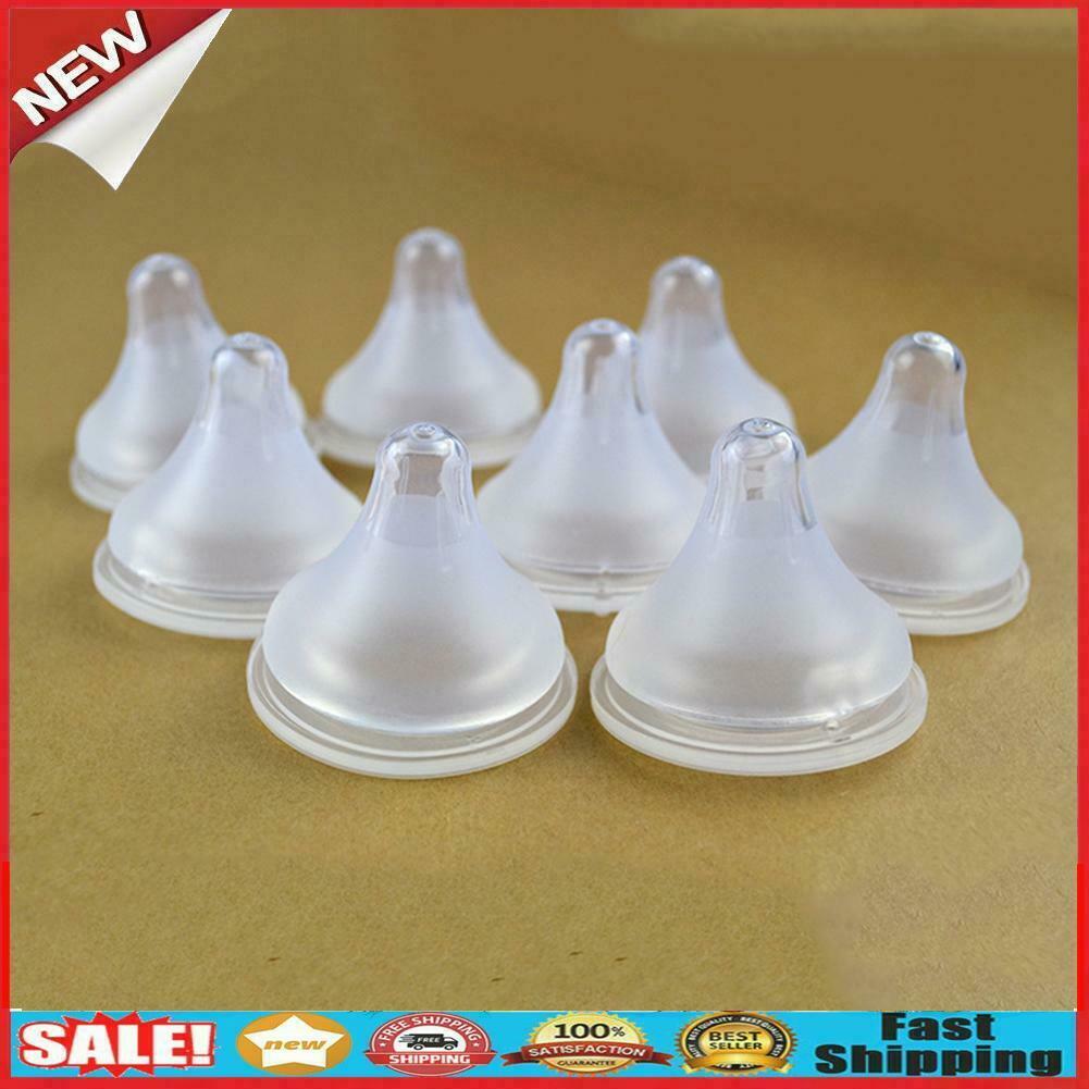 Baby Infant Kids Teether Silicone Wide Mouth Milk Feeding Bottle Pacifier @