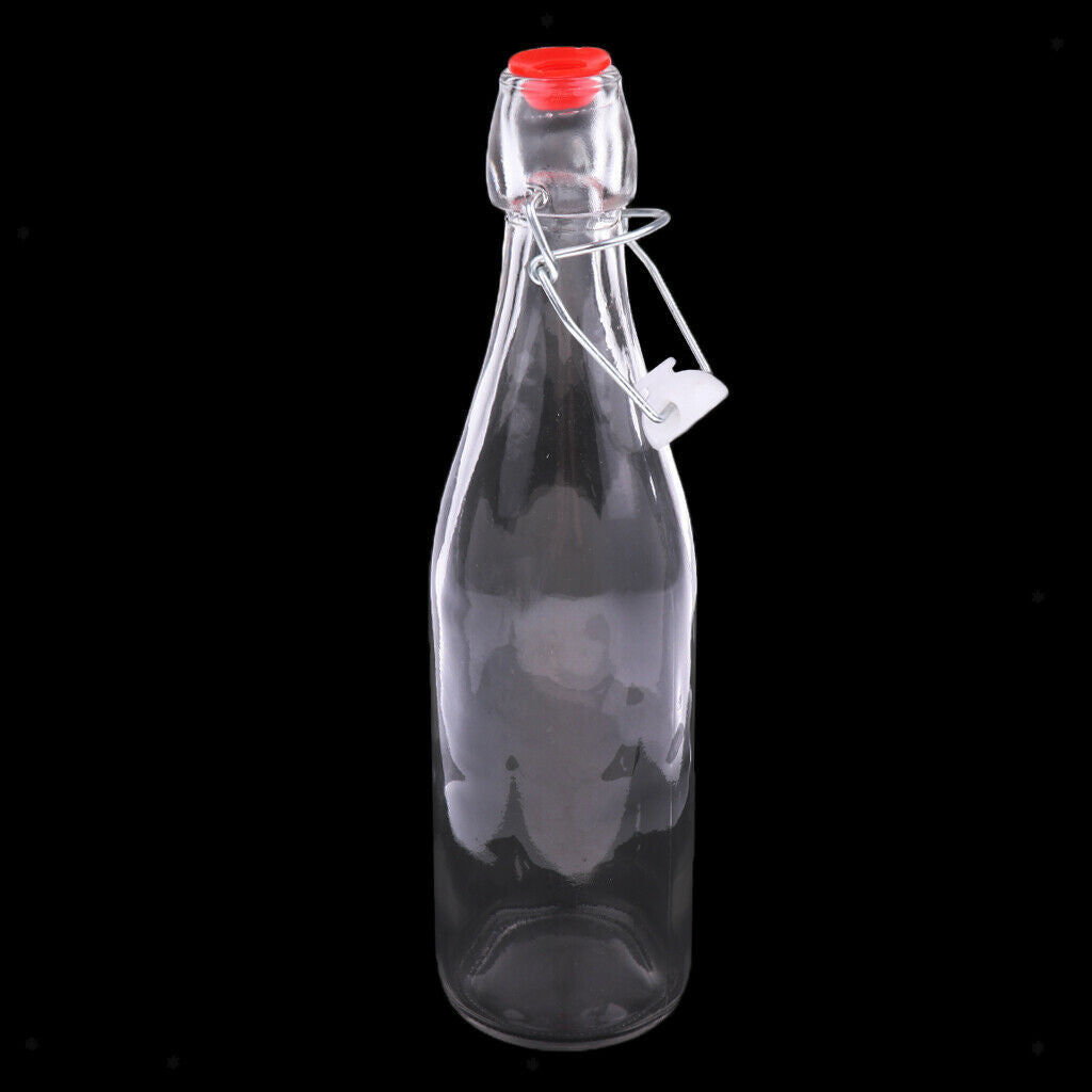 Flask Beverage Wine Oil Vinegar Juice Storage Jar Bottle 17oz Shabby Chic
