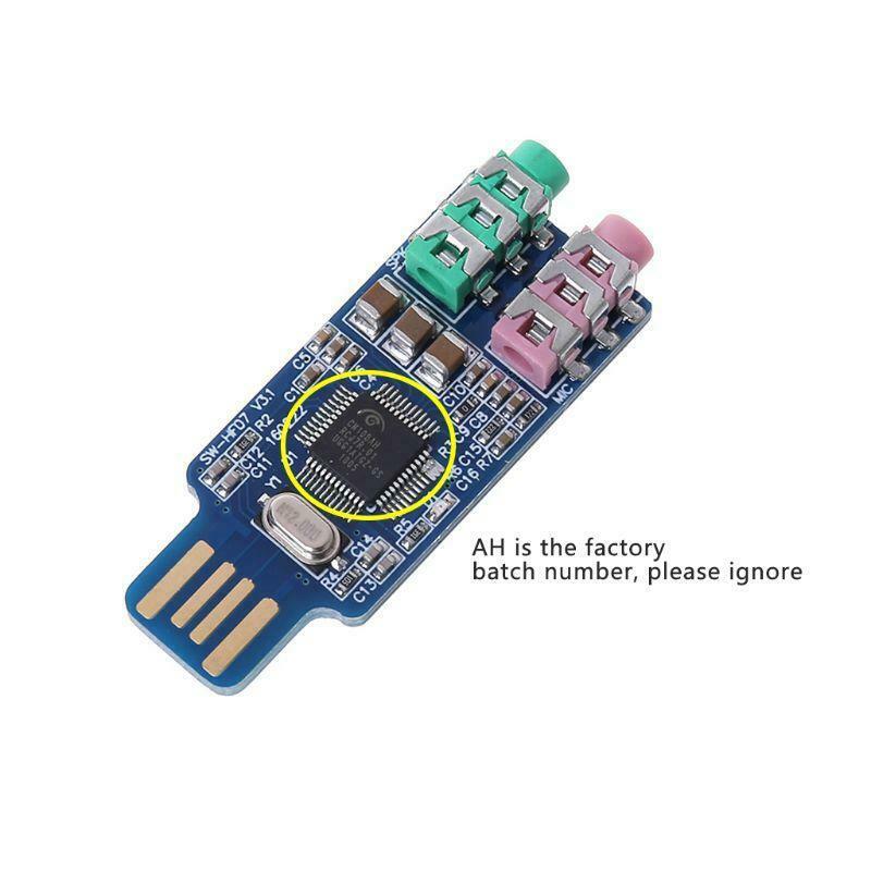 CM108 USB Drive Free Sound Card Laptop Computer External Sound Card Module