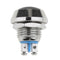 Push Button Waterproof Switch Car Auto Engine PC Power Start Black,Pack of 2