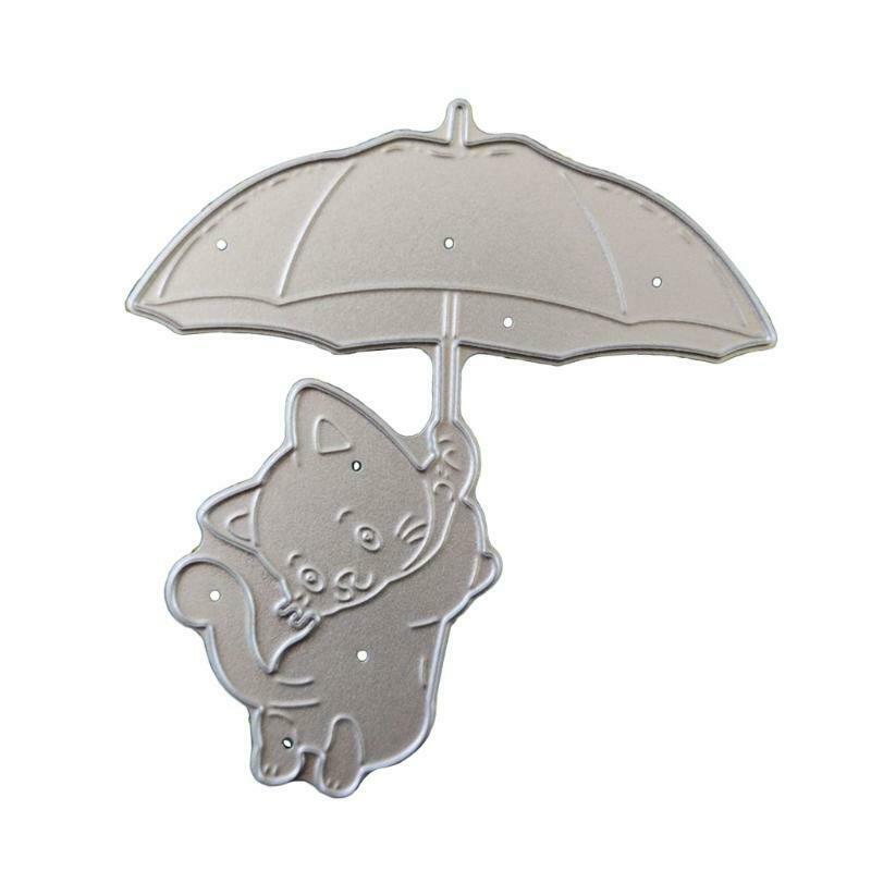 Umbrella Metal Cutting Dies Stencil Scrapbooking DIY Album Stamp Paper Embossing