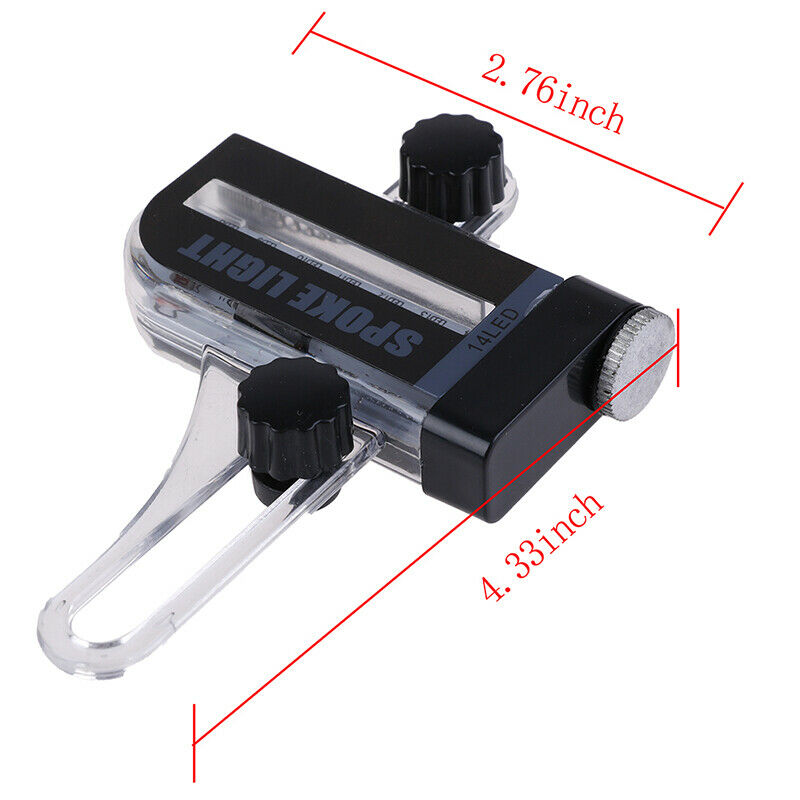 Two Side 14 LED Cycling Bicycle Bike Wheel Signal Tire Spoke Light 30 Cha.l8